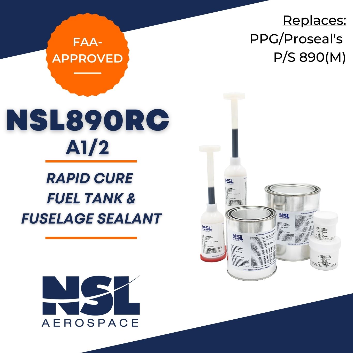 Mr. 聖　　プロファイルウレタンダブル NSL890RC A1/2: Rapid Cure Aviation Fuel Tank Sealant | NSL Aerospace