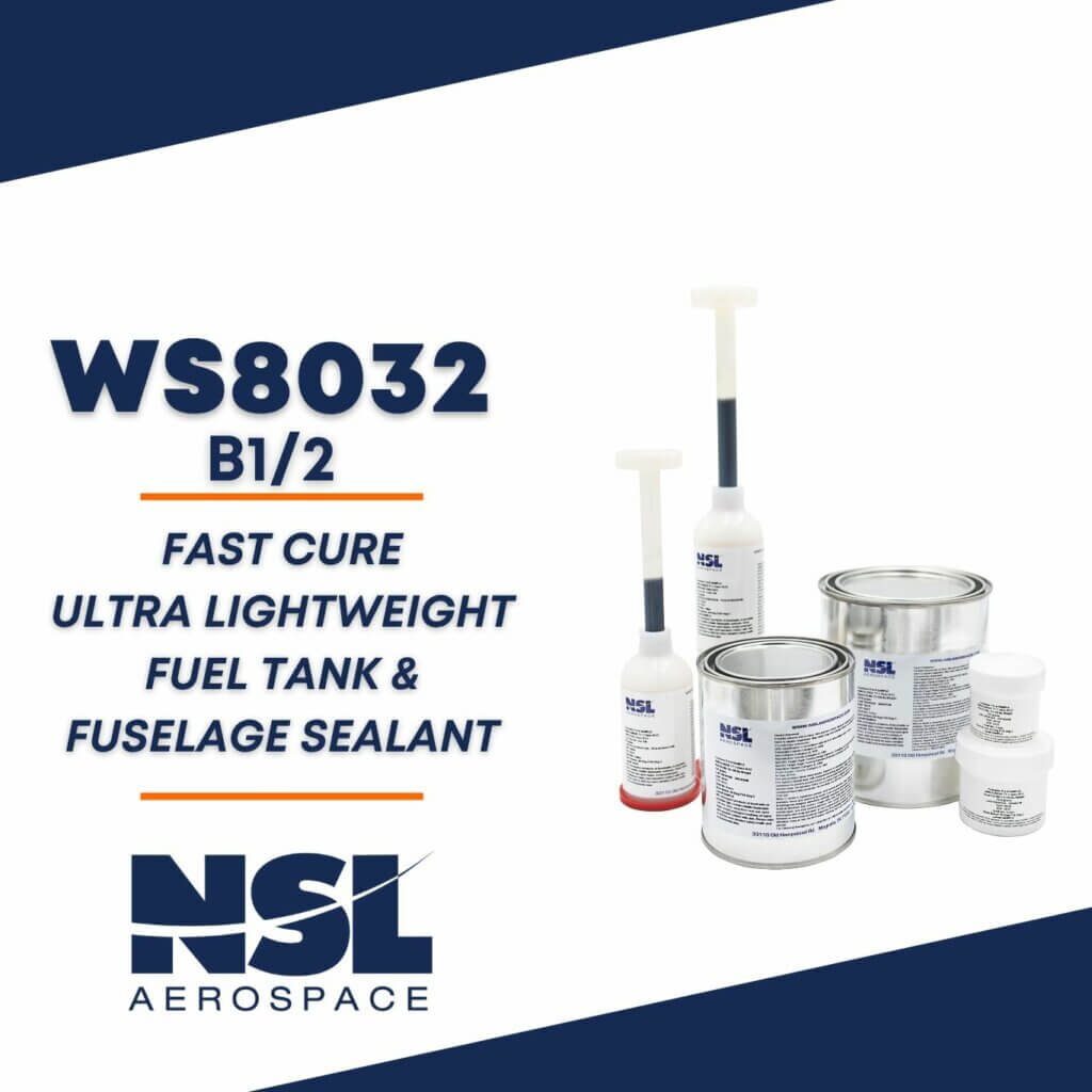 WS8032B1/2 Fast Cure Ultra Lightweight Fuel Tank & Fuselage