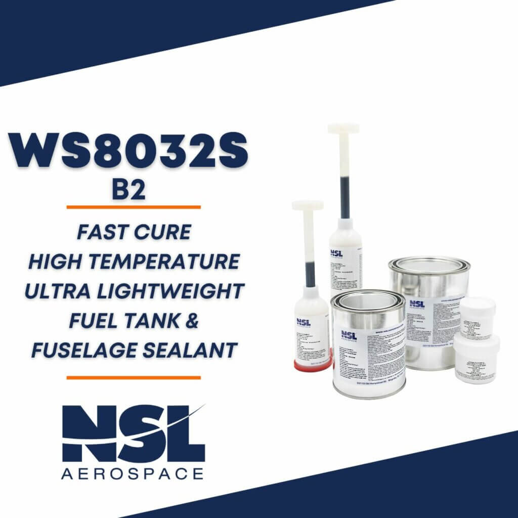 WS8032S B2 Fast Cure High Temperature Ultra Lightweight Fuel Tank & Fuselage