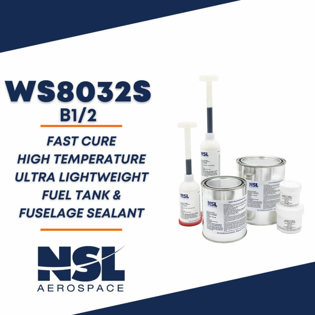 WS8032SB1/2 Fast Cure High Temperature Ultra Lightweight Fuel Tank & Fuselage