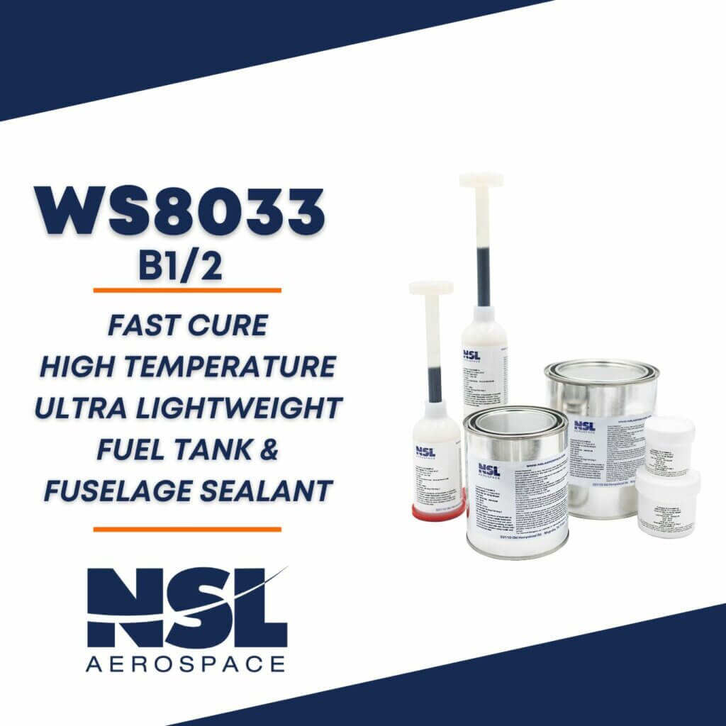 WS8033B1/2 Fast Cure High Temperature Ultra Lightweight Fuel Tank & Fuselage